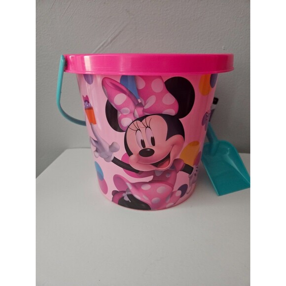Minnie Mouse Kids Toys Gift Bucket - Kids Gift Basket - Stickers, Crayons, Pen - Picture 3 of 7